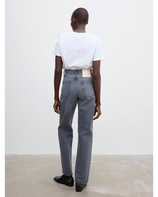 House of Dagmar White Wide Leg Denim