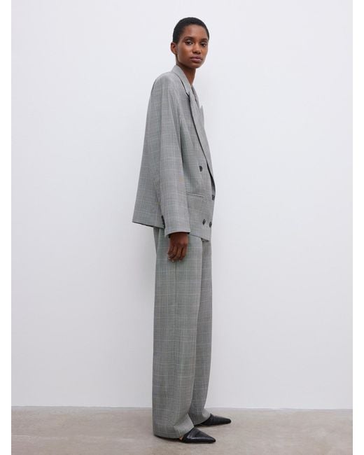 House of Dagmar Gray Db Checked Blazer