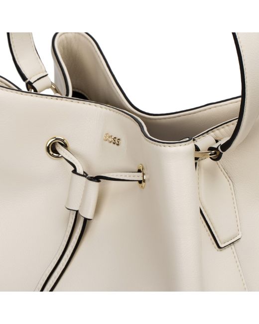 Boss White Bucket Bag