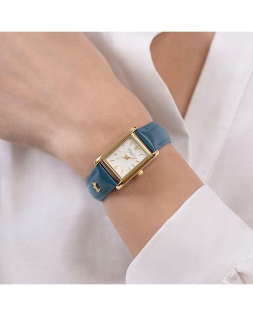Radley Blue Plated Strap Watch