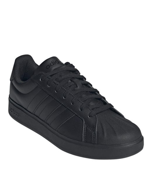 Adidas Black Street Talk Low-Top Trainers for men