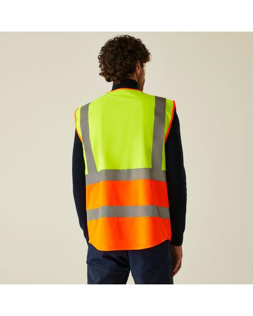 Regatta Green Pro Hi-Vis Executive Vest for men