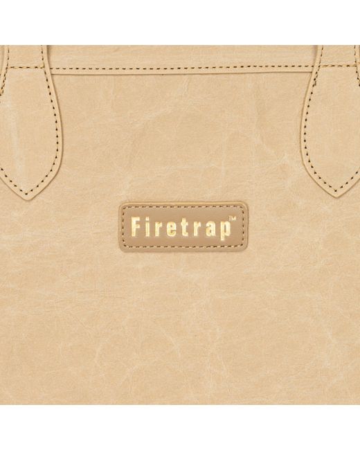 Firetrap Natural Kraft Tote Bag