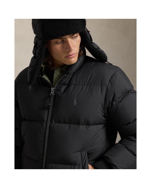 Polo Ralph Lauren Gray El Cap Quilted Medium Puffer Jacket for men