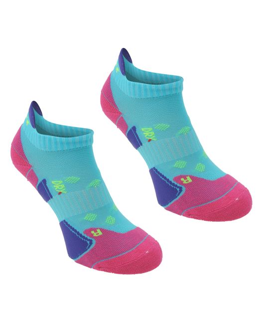 Karrimor Blue 2 Pack Running Socks Ladies