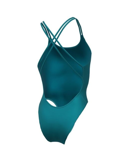 Nike Blue Spider Back Swimsuit