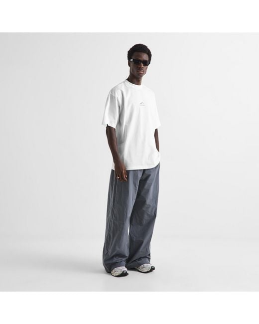 Balenciaga White Plain T-shirt for men