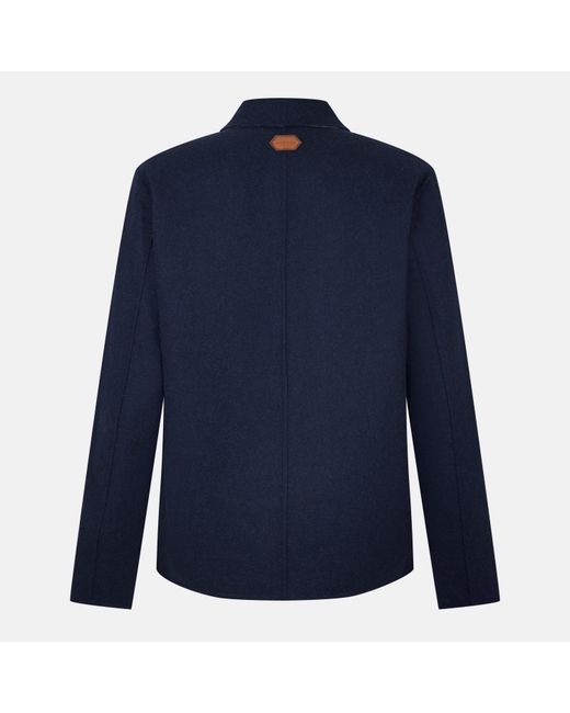 Jacob Cohen Blue Denim Italian Overshirt for men