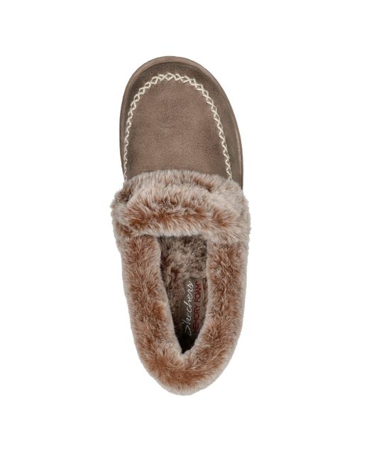 Skechers Brown Cozy Campf Full Fit Slippers