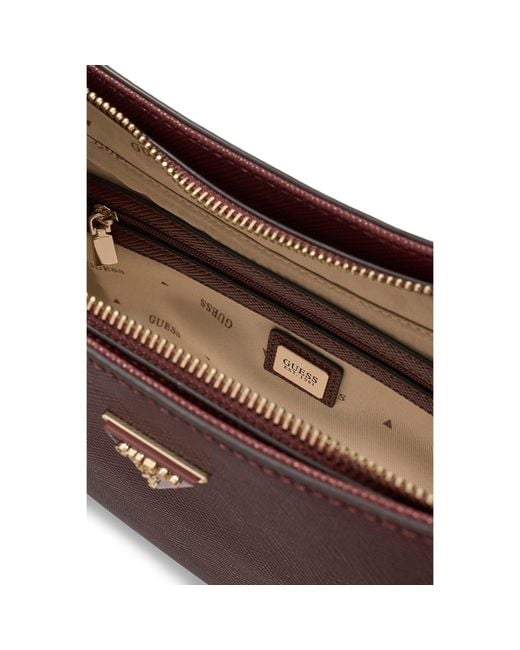Guess Brown Noelle Shoulder Bag