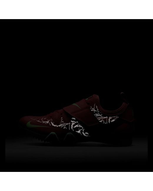Nike Red Track Running Spikes for men