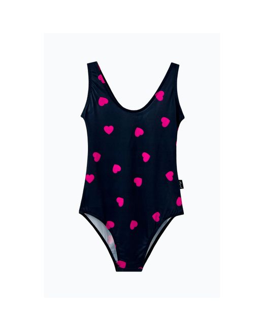 Hype Blue Heart One-Piece Swimsuit