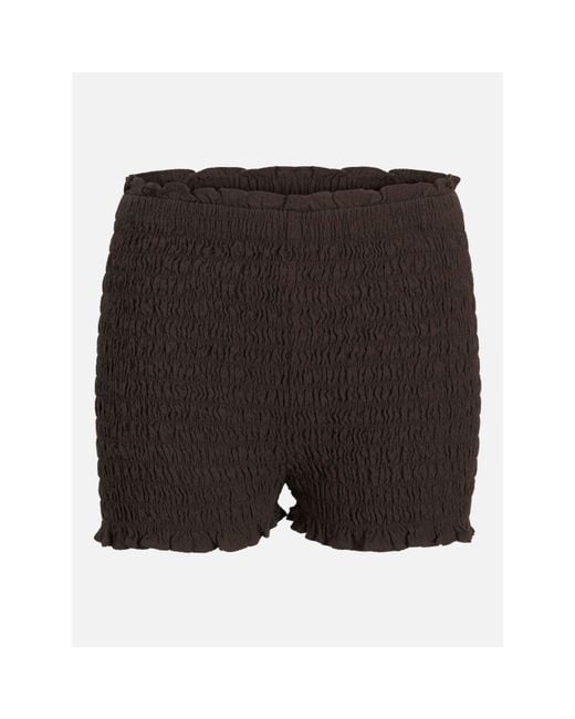 JJXX Black Smock Woven Shorts