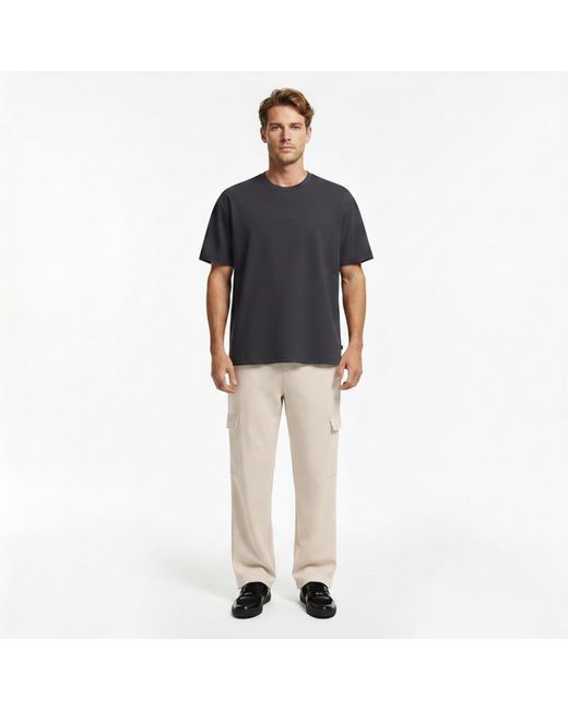 Guess Black Achille Cargo Trousers for men