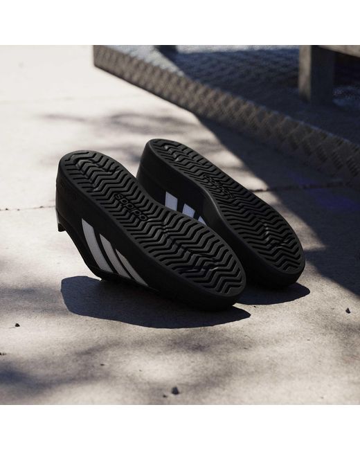 Adidas Black Street Talk Low-Top Trainers for men