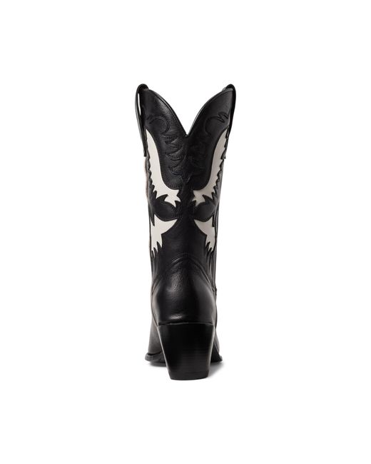 Polo Ralph Lauren Black Western Cowboy Boots