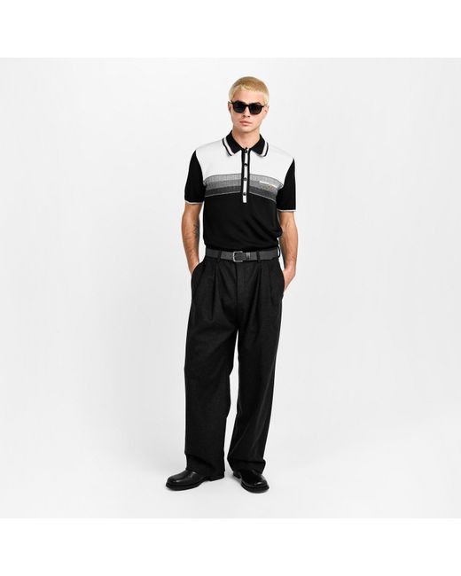 Amiri Black Striped Knitted Top for men