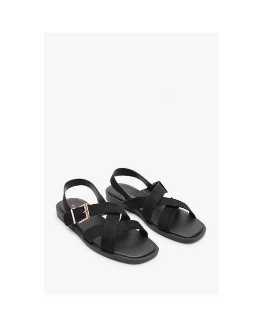 Where's That From Natural Where's Cross Over Open Toe Sandals