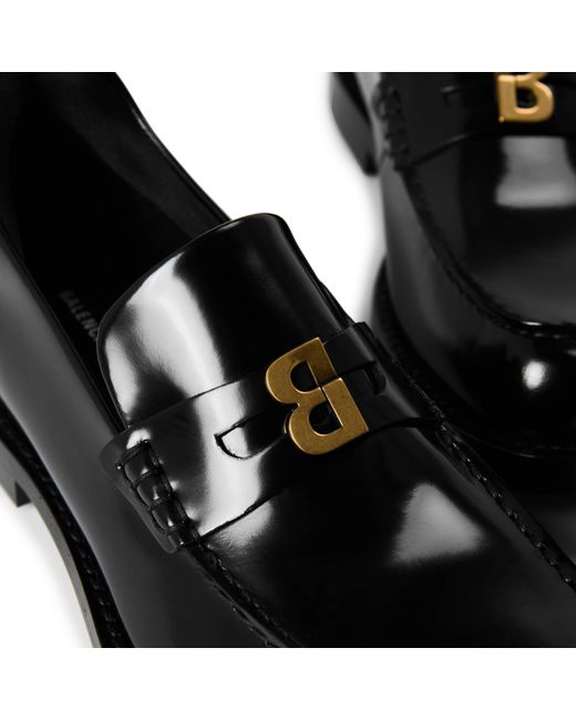 Balenciaga Black Bal Comfy B Loafr Ld64