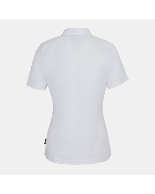 Slazenger 1881 White Plain Golf Polo Shirt
