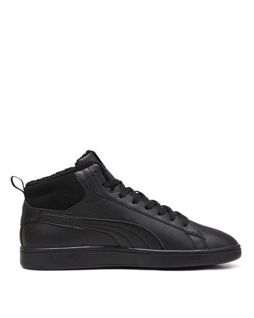 PUMA Black Smash 3.0 Mid Water Resistant Low Top Trainers for men