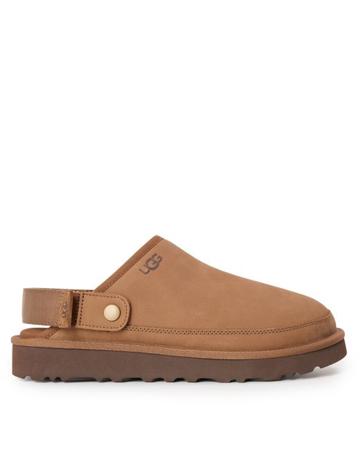 Ugg Brown Gldncoast Goldencoast Cotton Flat Mules for men