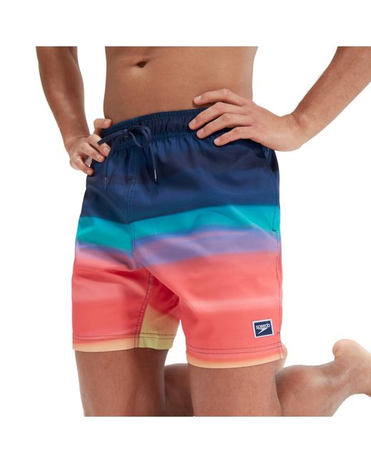 Speedo Blue Redondo Edge Volley 17 Swim Shorts for men