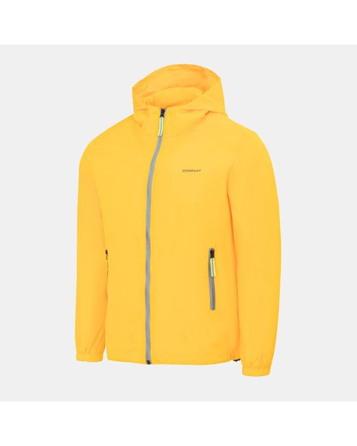 Donnay Yellow Lightweight Waterproof Windbreaker for men