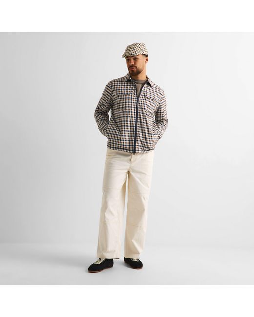 Aquascutum Metallic Flat Cap for men
