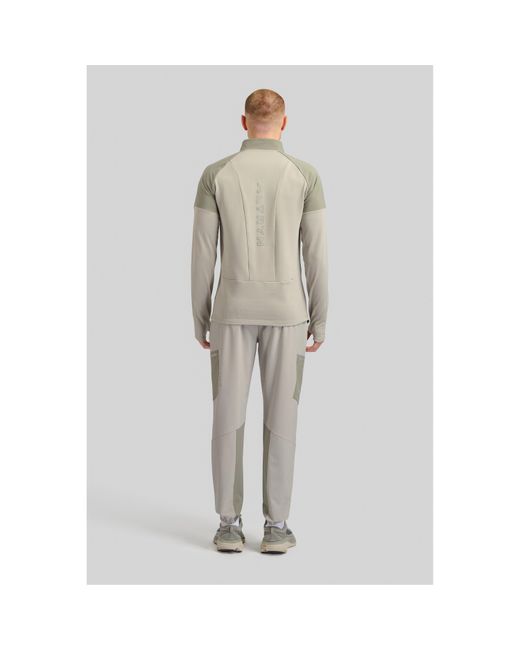 ALTRYN Gray Closed Hem Poly Joggers for men