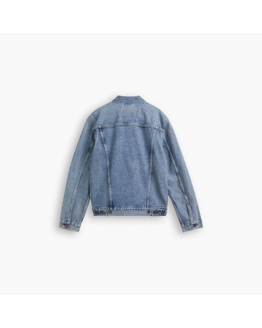 Levi's Blue Trucker Cotton Long Sleeve Denim Jacket for men