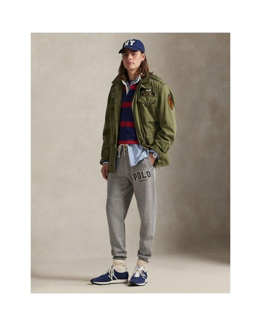 Polo Ralph Lauren Gray Fleece Tapered Joggers for men