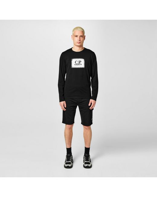 C P Company Black Long Sleeve Top for men