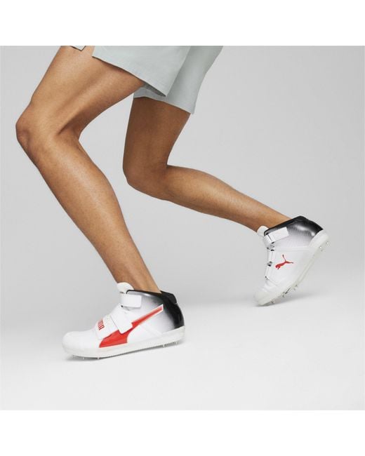 PUMA White Evospeed Javelin 3 Running Spikes for men
