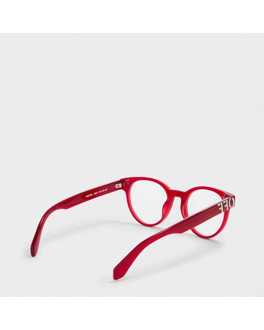 Off-White c/o Virgil Abloh Red Reading Glasses