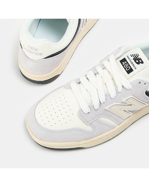 New Balance White Nb 480 for men