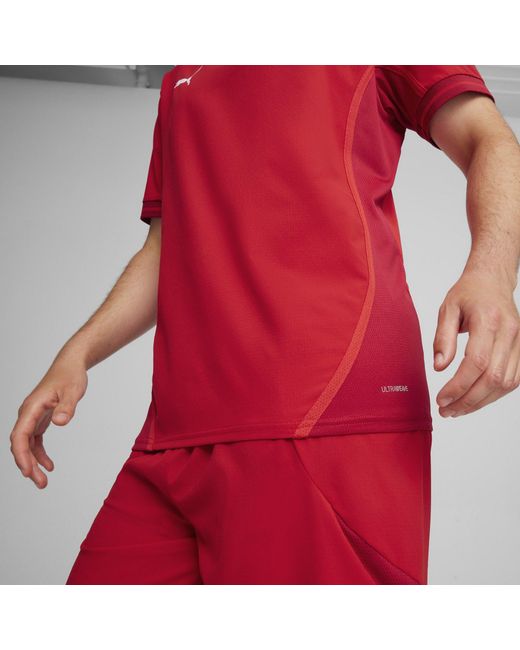 PUMA Red Teamfinal Jersey T-Shirt for men