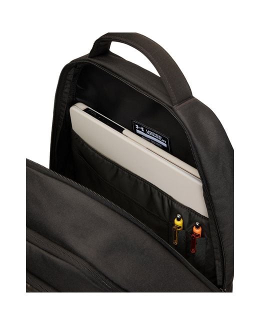 Under Armour Black Ua Hustle 6.0 Backpack