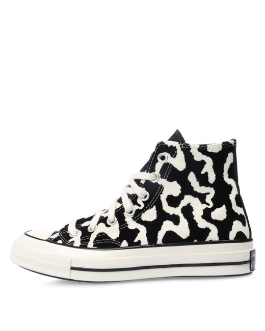 Converse Blue Chuck 70 Leopard Remix Canvas High-Top Trainers