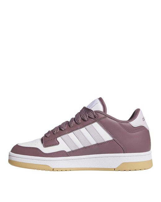 Adidas Purple Rapid Court Low Trainers