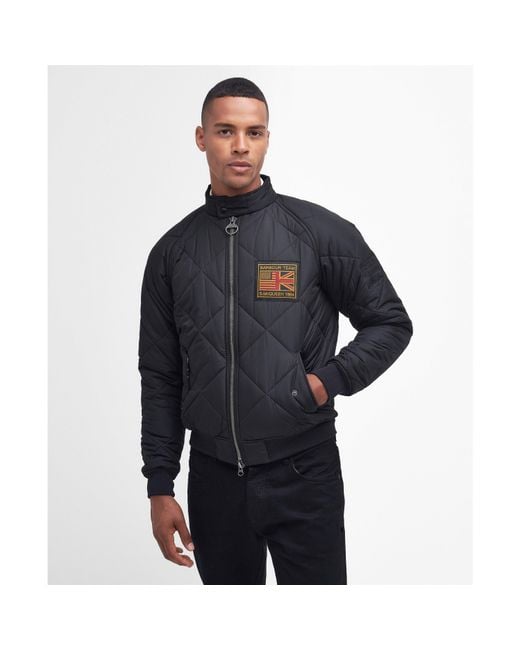 Barbour Black B.Int Smq Merch Jkt Sn64 for men