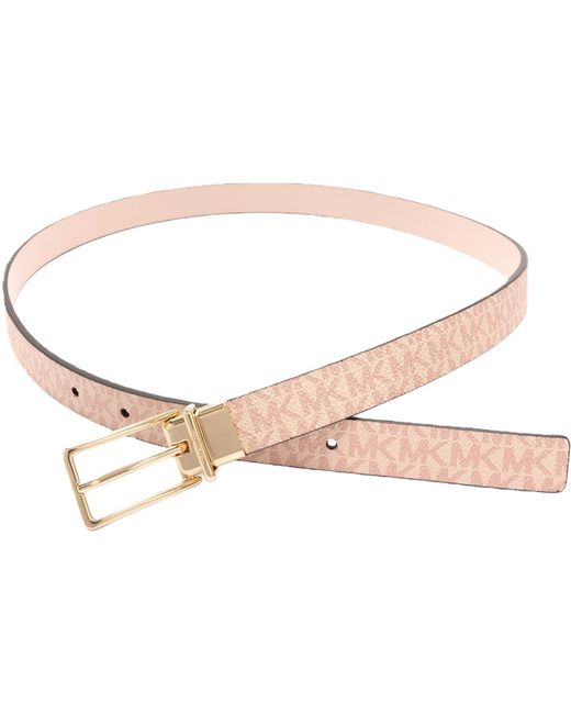 MICHAEL Michael Kors Natural Leather Belt