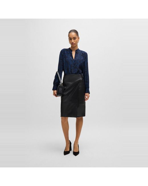 Boss Blue Banora18 Long Sleeve Long Blouse