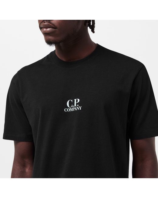 C P Company Black Sailor T-Shirt for men