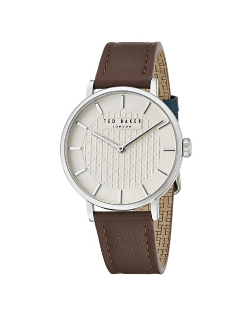 Ted Baker Metallic Precision Quartz Analogue Watch for men