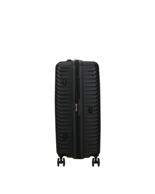 American Tourister Black Diablast Spinner 68X47X31/34Cm Exp Tsa Medium Hard Suitcase