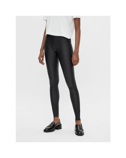 Object Gray Coated Leggings