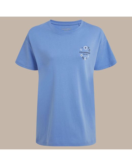 Craghoppers Blue Yago Short-Sleeved Top