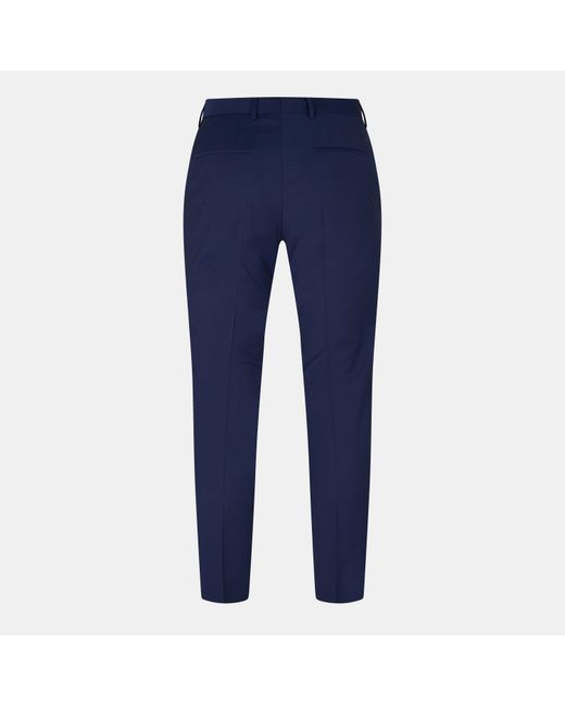 HUGO Blue Slim Fit Trousers for men