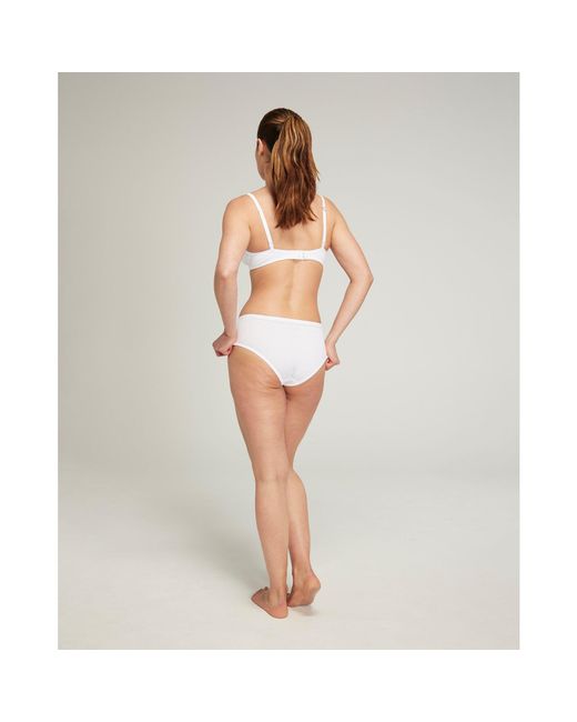 Nudea Gray The Midi Brief 2 Pack Organic Cotton Lounge
